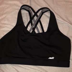 Criss cross sports bra